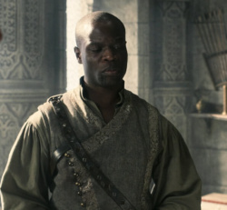 Emmanuel Imani playing Ihvon in the Wheel of Time TV series